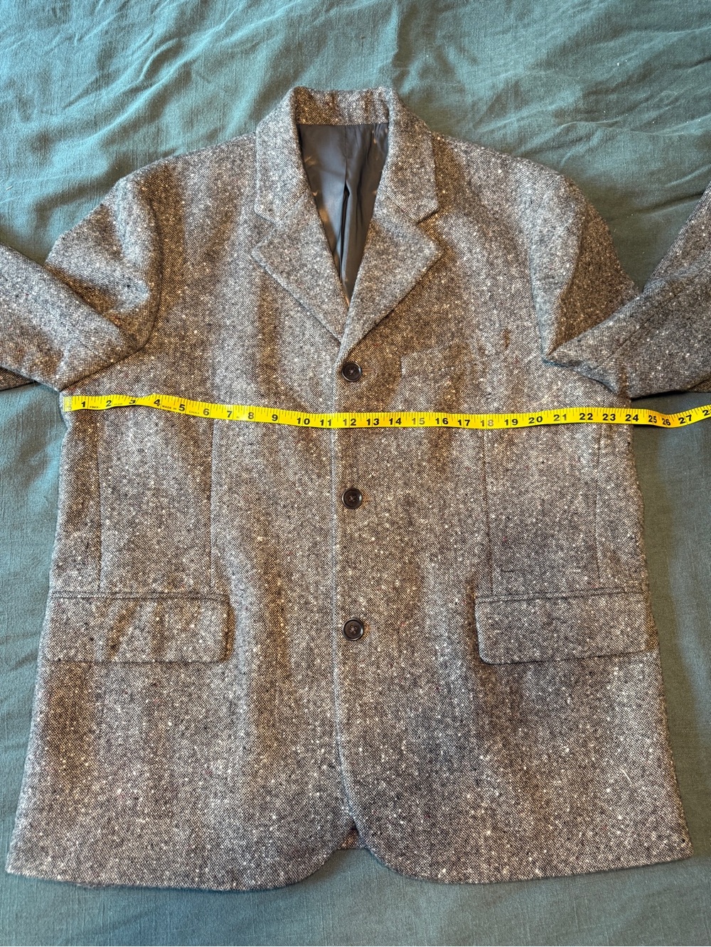 ALEX MILL - Wyatt Blazer in Grey Donegal Wool, Men’s 2XL (NWT) - Picture 13 of 15